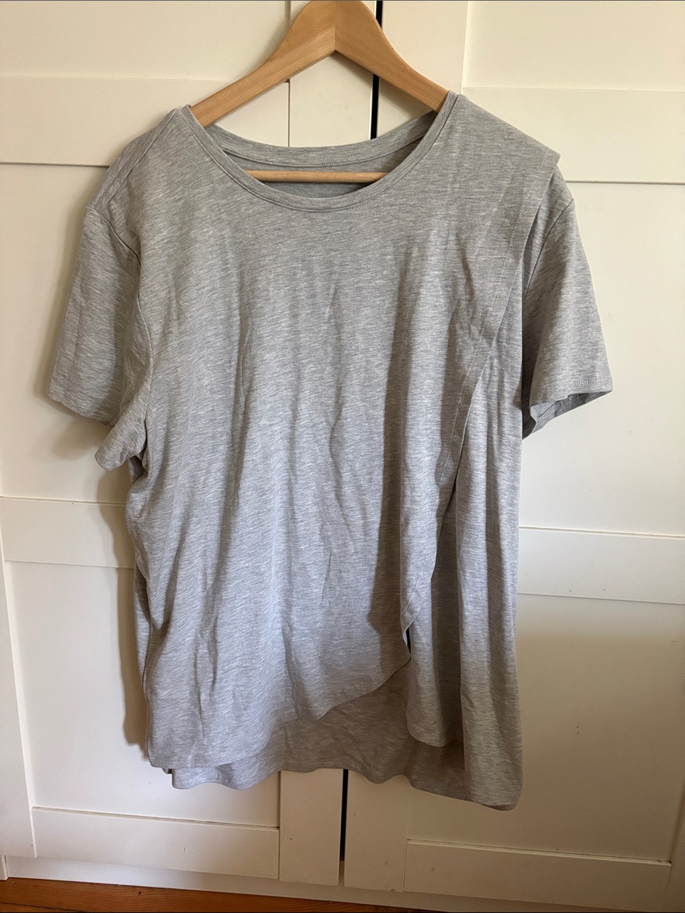 Bravado Women's Short Sleeve Tee in Light Heather Gray